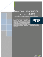 Aproximacion A Los Materiales Con Funcion Gradiente (FGM)