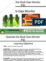 Operate The Mult-Gas Monitor