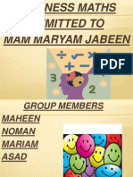 Business Maths Sumitted To Mam Maryam Jabeen