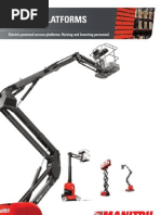 Download Manitou Electric Aerial Work Platforms EN by Manitou SN113081233 doc pdf