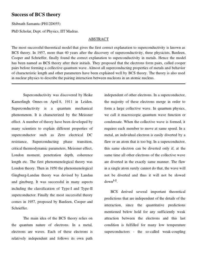 Superconductors physics essay 07 picture