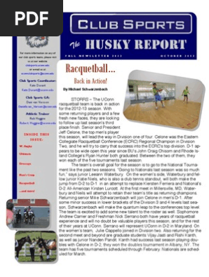 Fall 2012 Newsletter