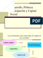 Capital Social, Desarrollo y Pobreza
