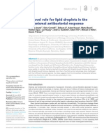 A novel role for lipid droplets in the organismal antibacterial response