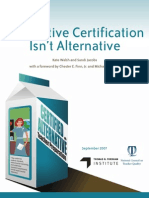 Alternative Certification Isnt Alternative 20071124023109