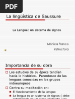 La Lingueistica de Saussure