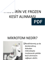 7-Parafi̇n Ve Frozen Kesi̇t Alinmasi