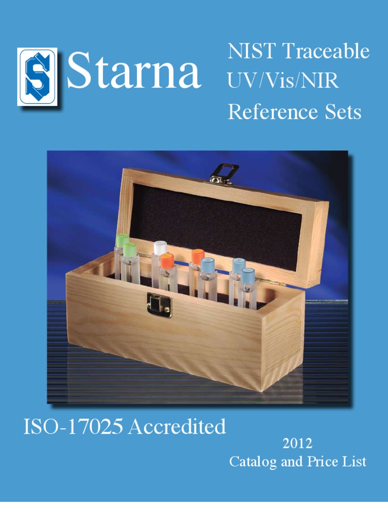 STARNA | PDF | Spectrophotometry | Absorbance