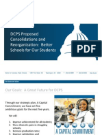 DCPS Presentation on School Consolidation and Reorganization