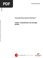 As NZS 2878 2000 Timber Classification Into Strength Groups