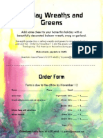 Greens Order Form 2012