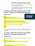 Creating a Multi-File Upload Script in PHP