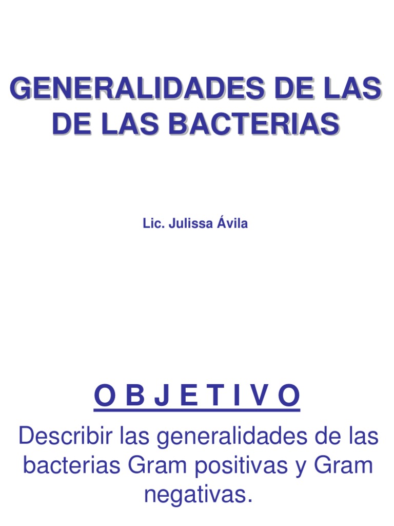 Clasificacion de Las Bacterias | PDF
