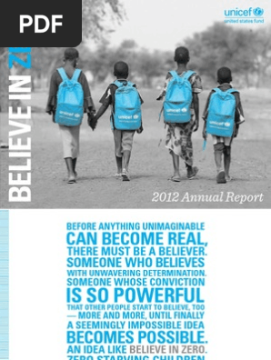 2012 Annual Report Pdf Unicef Audit