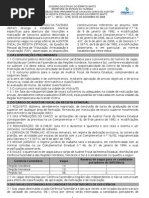 Auditor Fiscal Edital 2008 Sefaz Es Afre 05.11. 08 Form