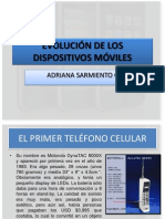 Evolución de Los Dispositivos Móviles