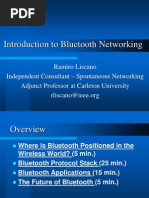 Introduction To Blue Tooth Networking