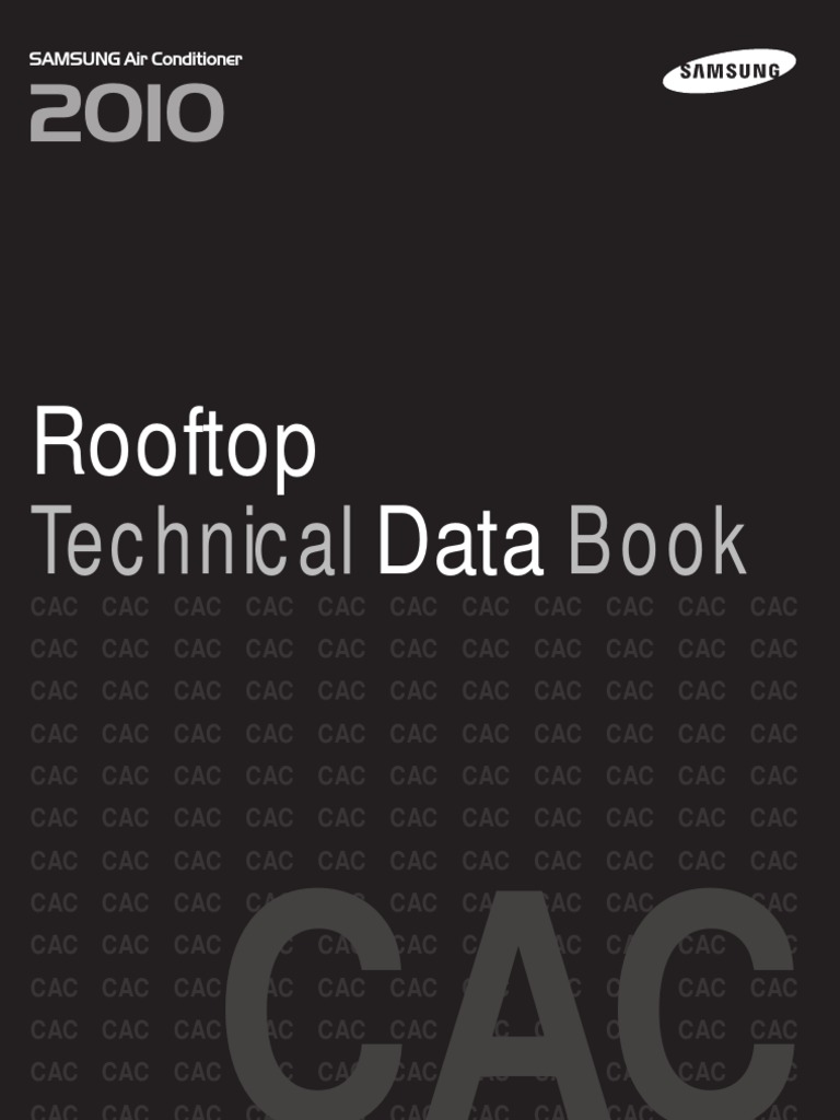 Rooftop Midea TDB 885 Technical Data | PDF | Hvac | Mechanical Fan