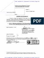 Certificate of Service: in Re: Cordillera Golf Club, LLC, Dba The Club at Cordillera, Case No. 12-24882 (ABC)