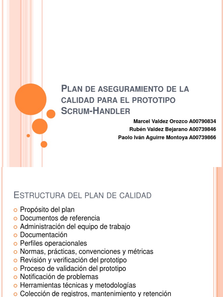 Plan de Aseguramiento de La Calidad | PDF | Software | Calidad (comercial)