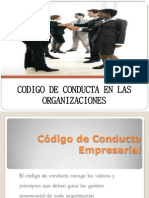 Codigo de Conducta en Las Organizaciones - Diapositivas (1)
