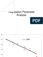 Regression Parameter Analysis