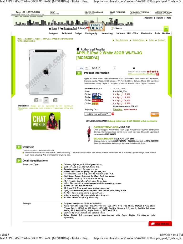 A) - Tablet - Harga, Spesifikasi, Dan Review | PDF | Video | Media