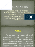 Republic Act No. 9184
