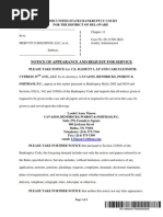 Notice of Appearance and Request For Service