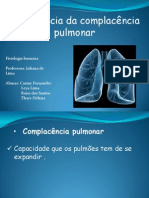 Importância da complacência pulmonar