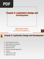 Chapter 8: Application Design and Development: Database System Concepts