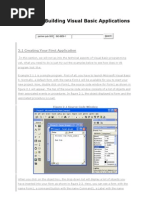 Lesson 2: Building Visual Basic Applications: 2.1 Creating Your First Application