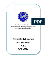 Proyecto Educativo Institucional 17916