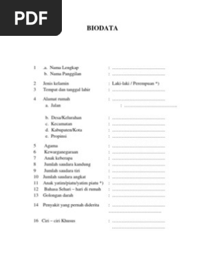 contoh formulir pendaftaran sekolah sma - portal belajar