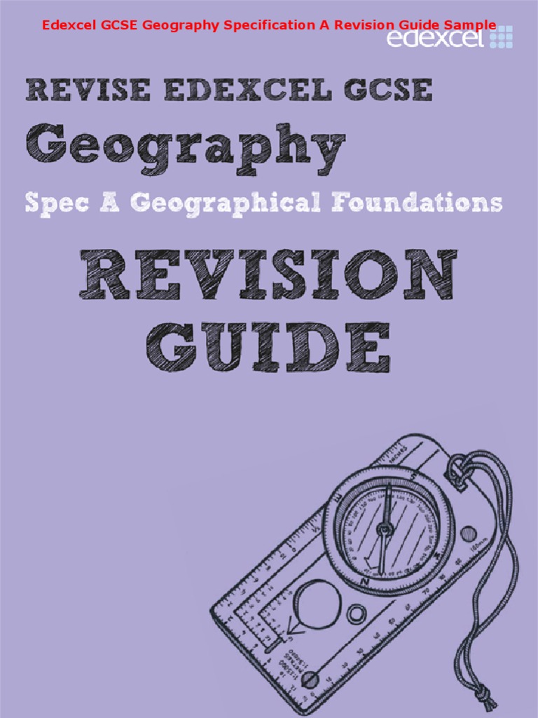 Edexcel GCSE Geography Specification A Revision Guide & Workbook Sample