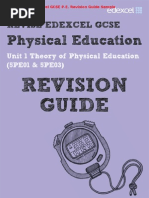 Download Edexcel GCSE PE Physical Education Revision Guide  Workbook Sample  by Pearson Schools SN113223415 doc pdf