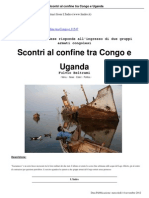 Scontri Al Confine Tra Congo e Uganda 14 11 12