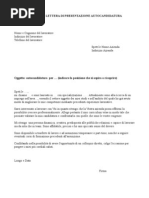 Lettera Di Presentazione Autocandidatura