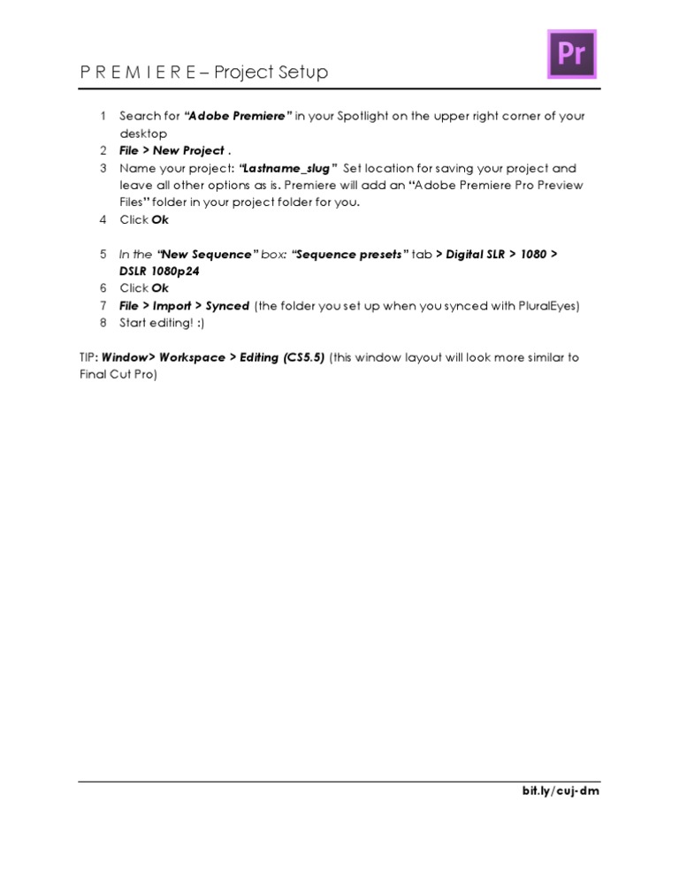 Premiere Project Setup | PDF | Technology & Engineering