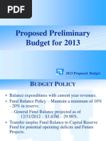 Montgomery Twp 2013 Budget Presentation