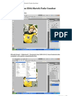 Hasilkan Efek Sketch pada Gambar [Adobe PS]