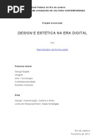 Design e Estetica Na EraDigital Beatriz
