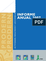 Informe Anual 2007: PRODERNEA y PRODERNOA