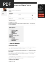 Android Widget Tutorial PDF