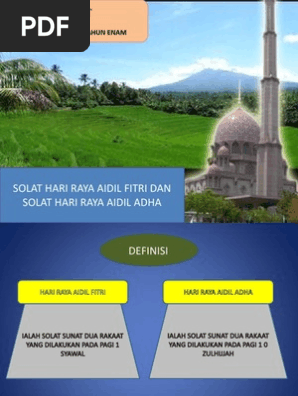 Solat Sunat Hari Raya  PDF