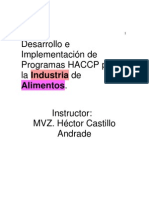 Desarrollo e Implementacion de Haccp