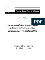 Almacenamiento, Uso, Manejo y Transporte de Liquidos Inflamables y Combustibles