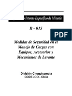 Medidas de Seguridad en El Manejo de Cargas Con Equipos, Accesorios y Mecanismos de Levante