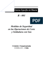 Medidas de Seguridad en Las Operaciones de Corte y Soldadura Con Gas