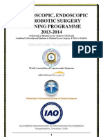 Laparoscopic, Endoscopic AND Robotic Surgery Training Programme 2013-2014